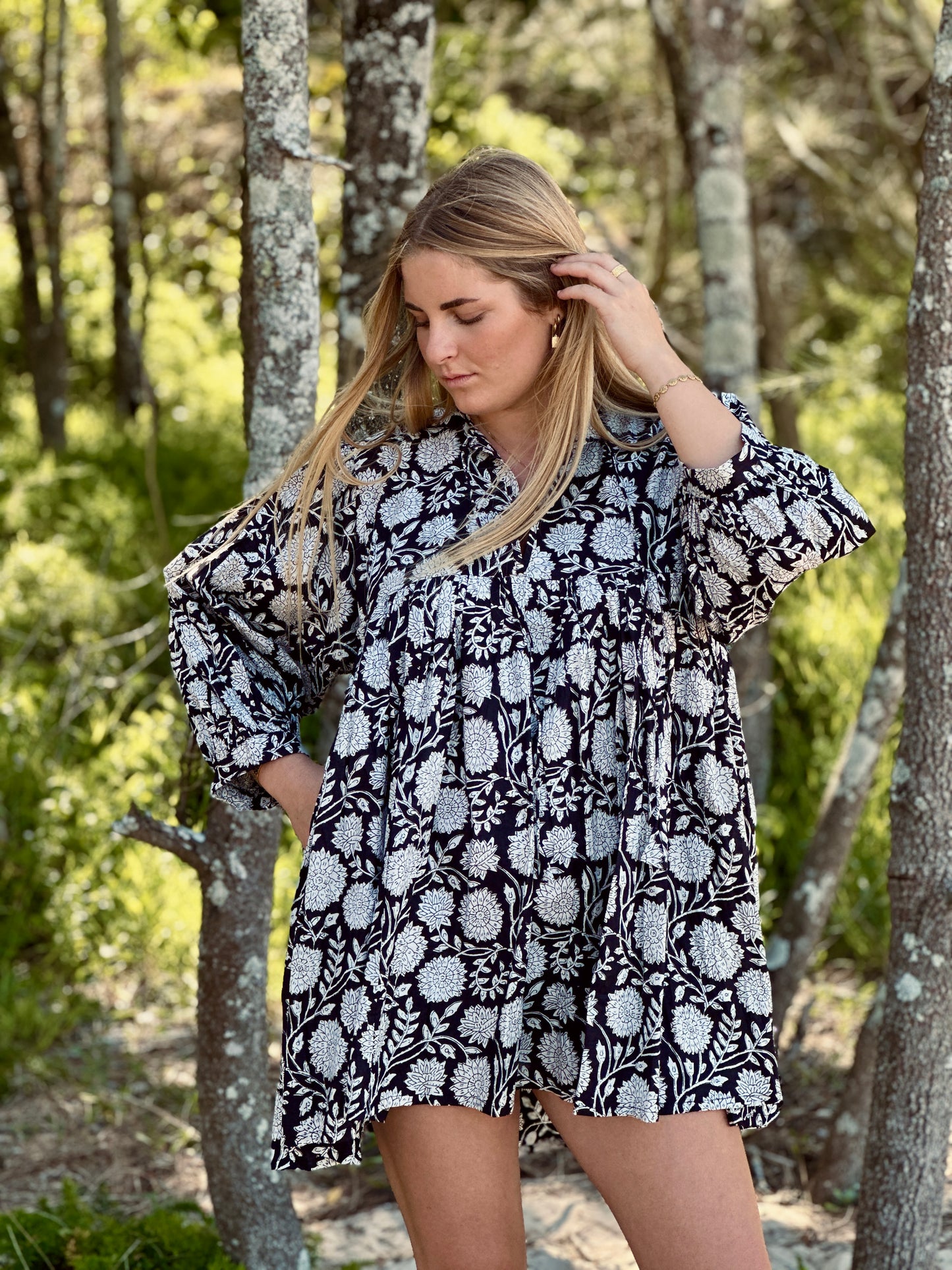 Sitaraa Mini Dress - Midnight Black