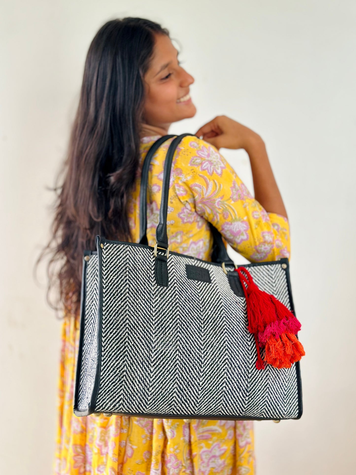 Raaha Woven Tote Bag