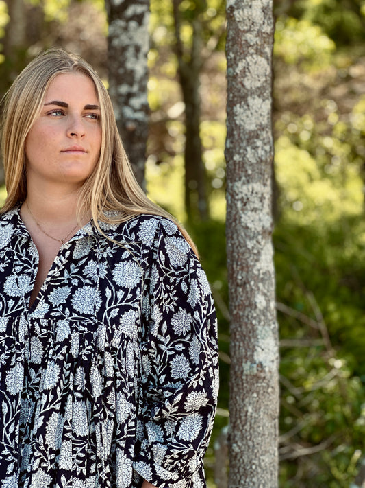 Sitaraa Mini Dress - Midnight Black