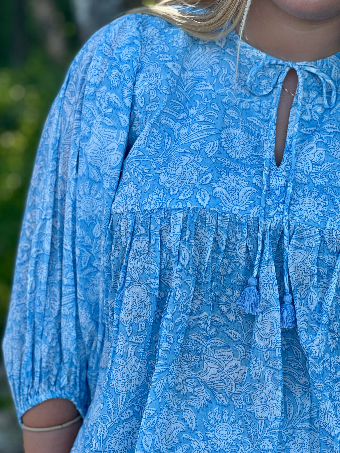 Mehek Blouse - Blue Lagoon