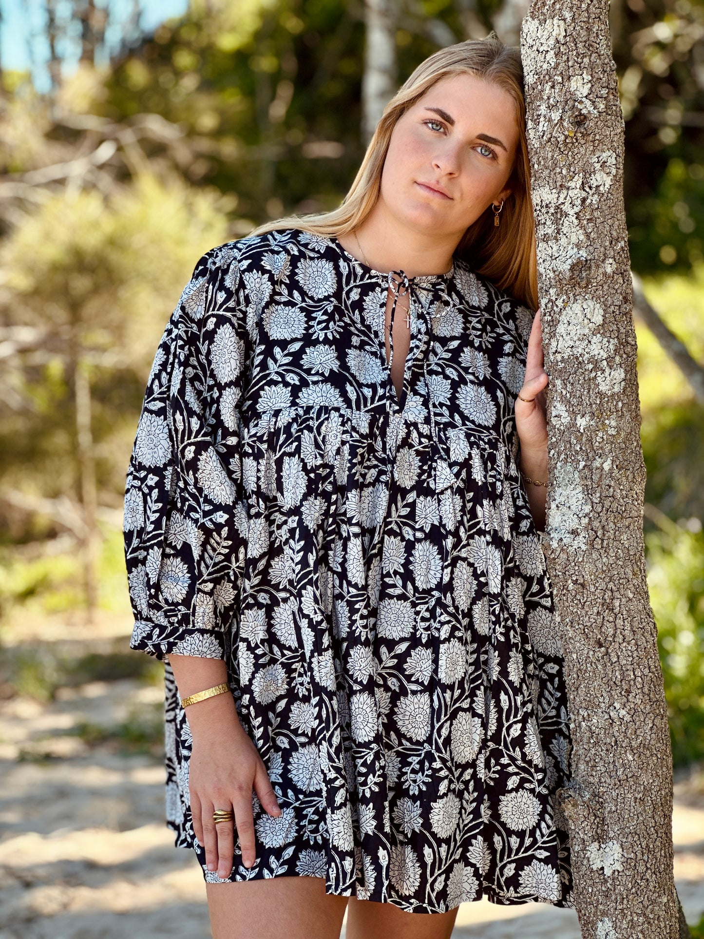 Sitaraa Mini Dress - Midnight Black