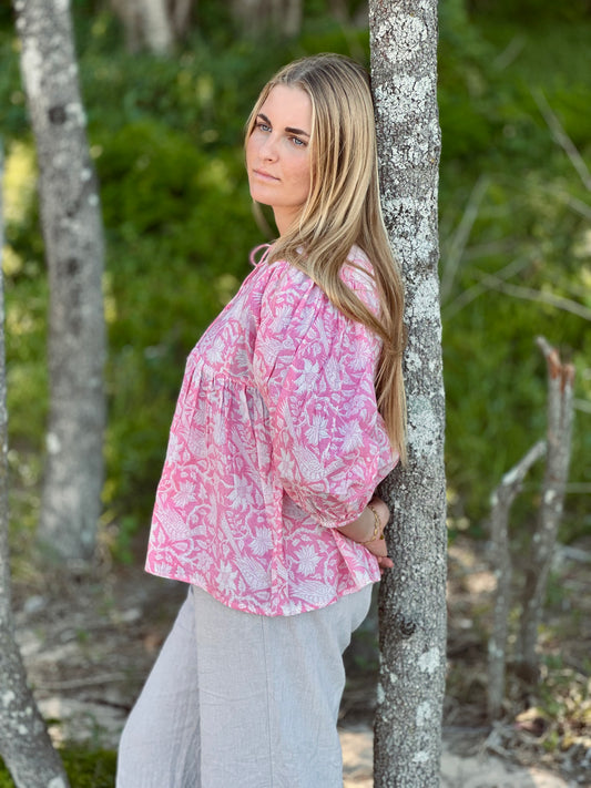 Mehek Blouse - Pink Blush