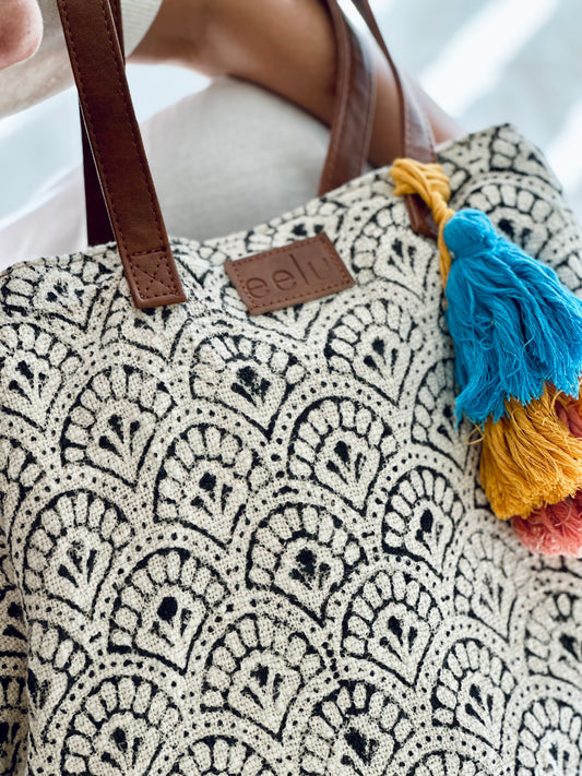 Meher Hand Printed Weekend Bag