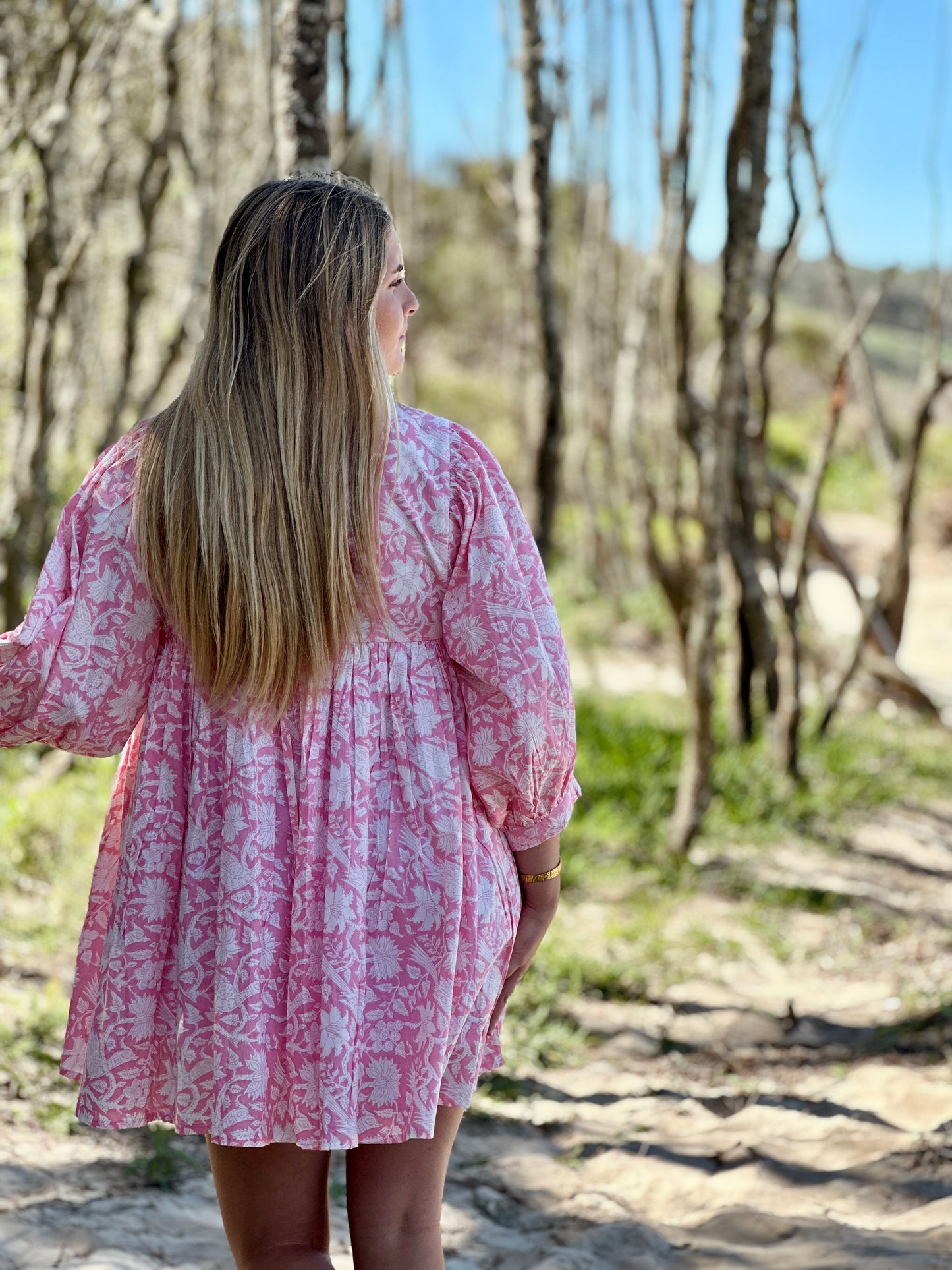 Sitaraa Mini Dress - Blush Pink