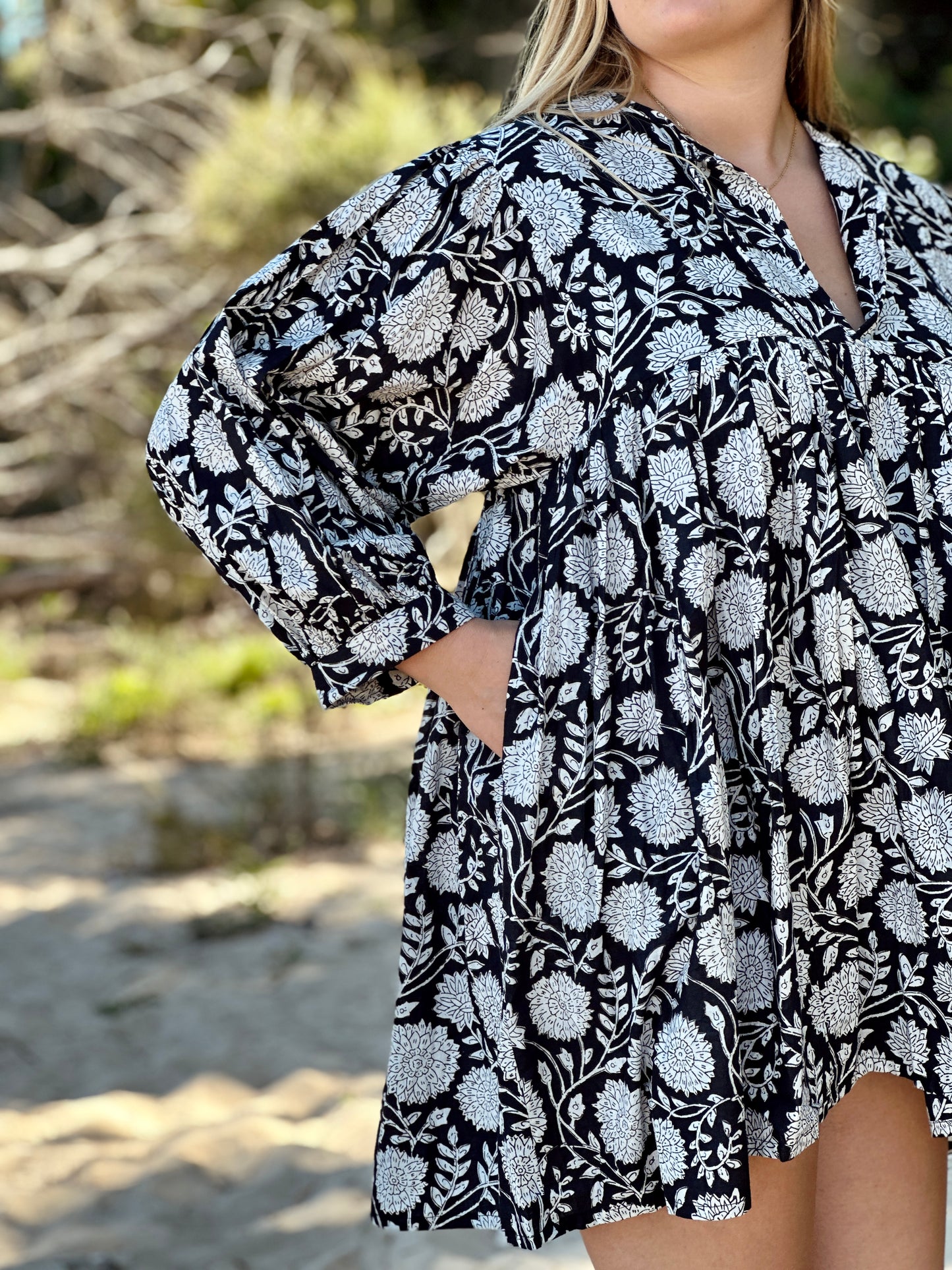 Sitaraa Mini Dress - Midnight Black