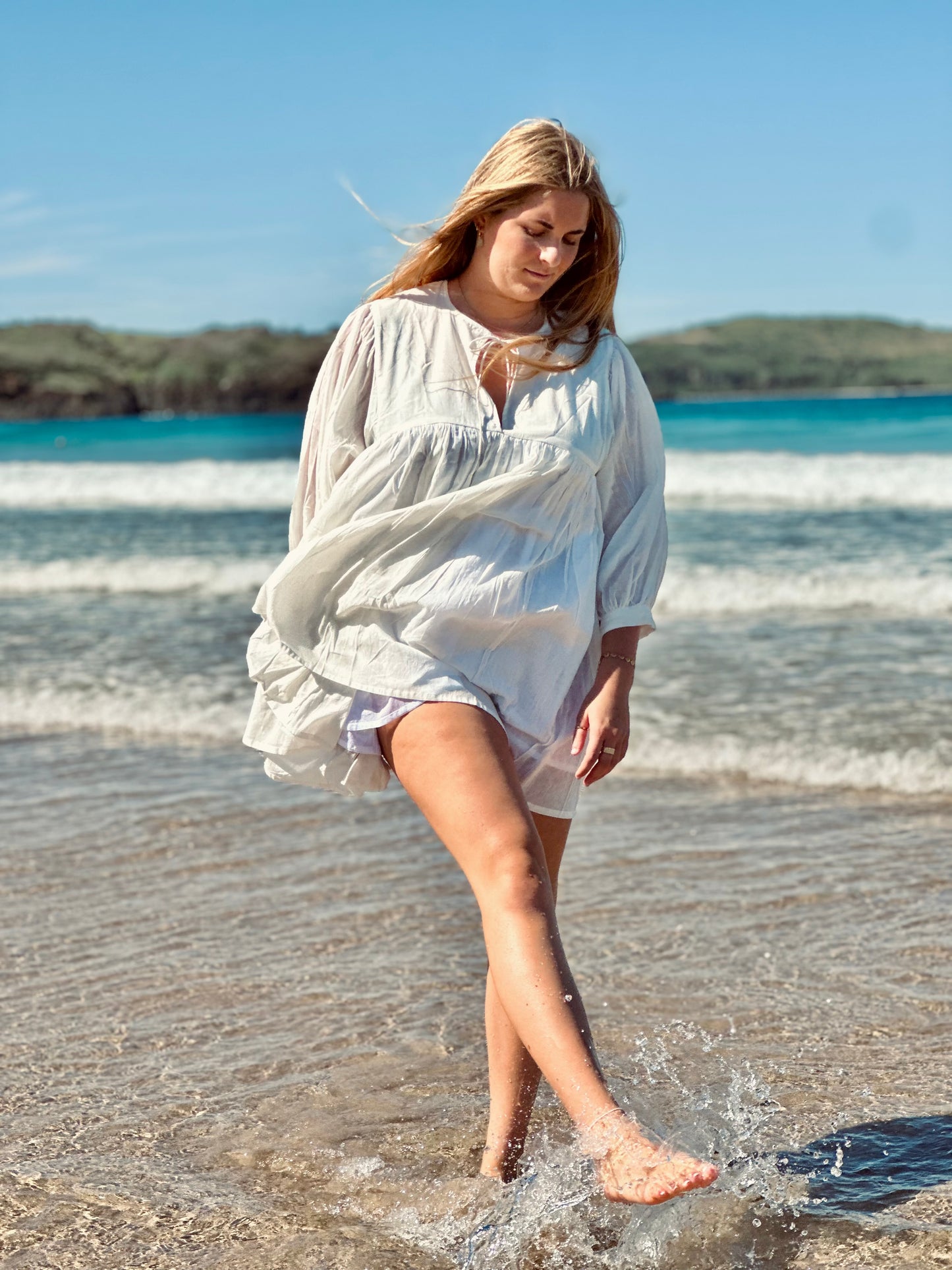 Sitaraa Mini Dress - Divine White