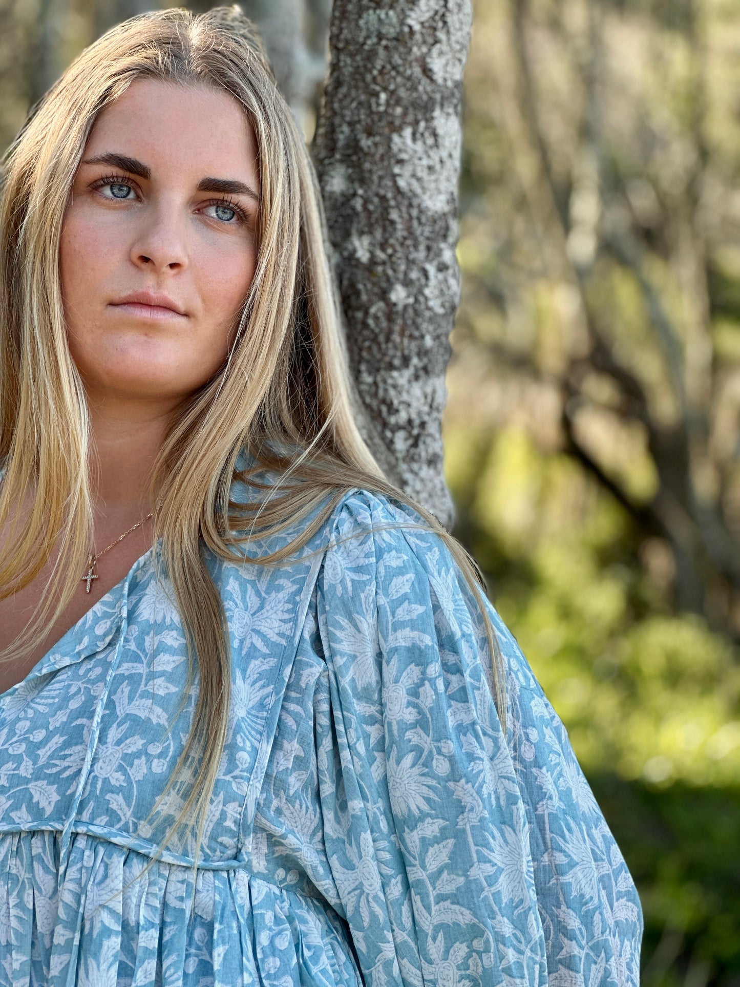 Rutoo Mini Dress - Ocean Mist Blue | Petite Friendly