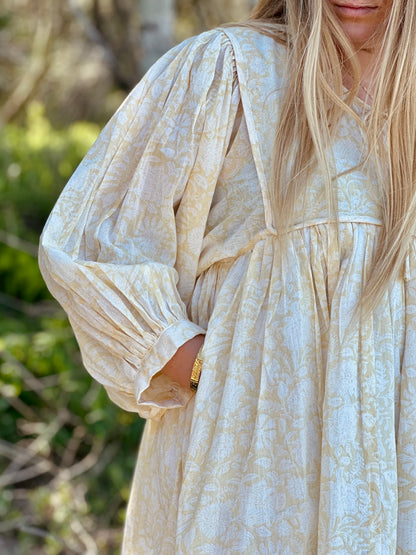 Rutoo Mini Dress - Golden Sand | Petite Friendly