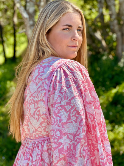 Bagh Midi Dress - Blush Pink